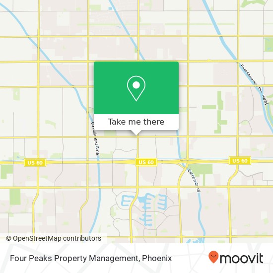 Mapa de Four Peaks Property Management