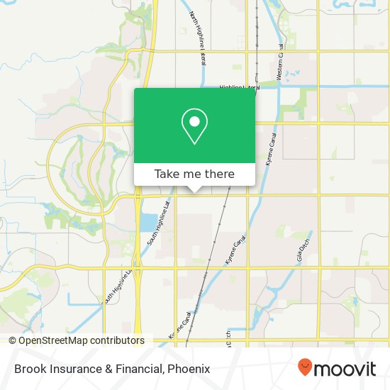 Brook Insurance & Financial map