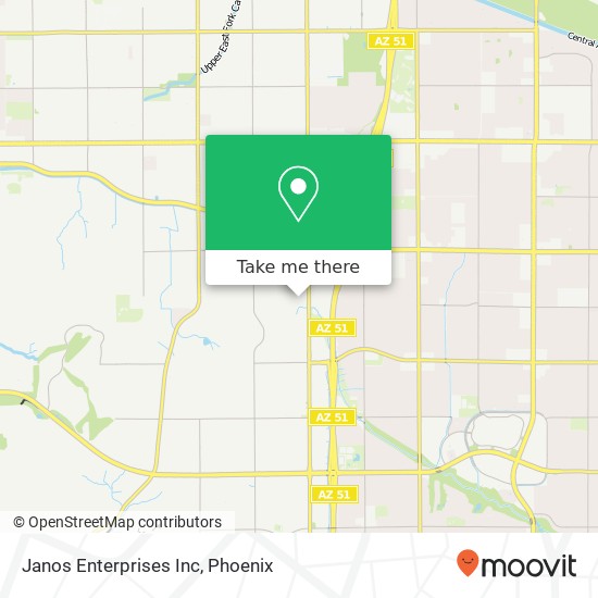 Janos Enterprises Inc map