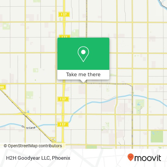 Mapa de H2H Goodyear LLC