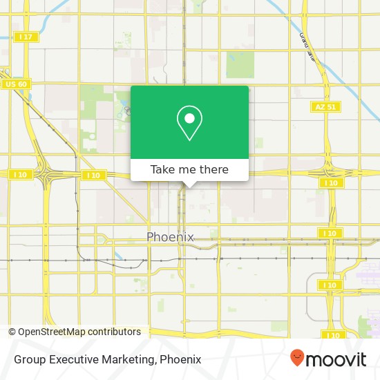 Group Executive Marketing map