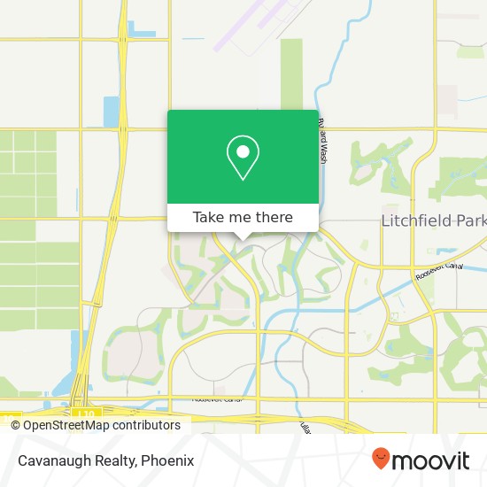 Cavanaugh Realty map