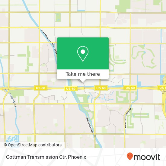 Cottman Transmission Ctr map