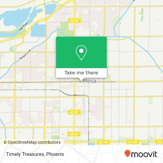 Timely Treasures map