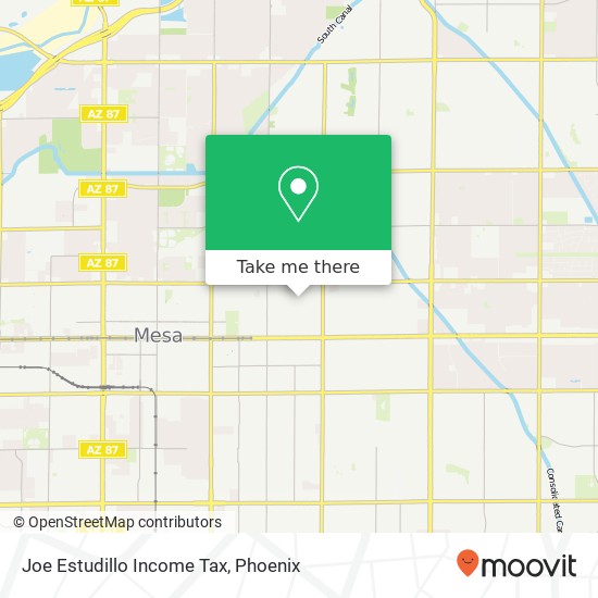 Joe Estudillo Income Tax map