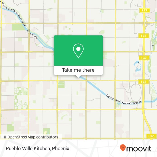 Pueblo Valle Kitchen map