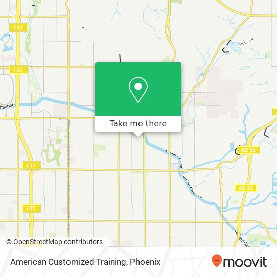 American Customized Training map