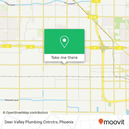 Deer Valley Plumbing Cntrctrs map