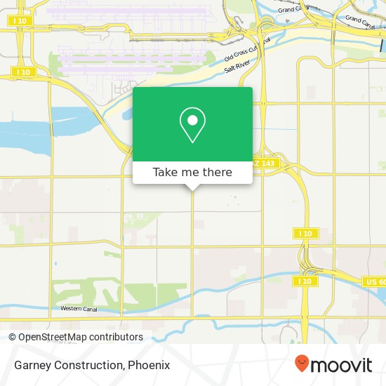 Garney Construction map