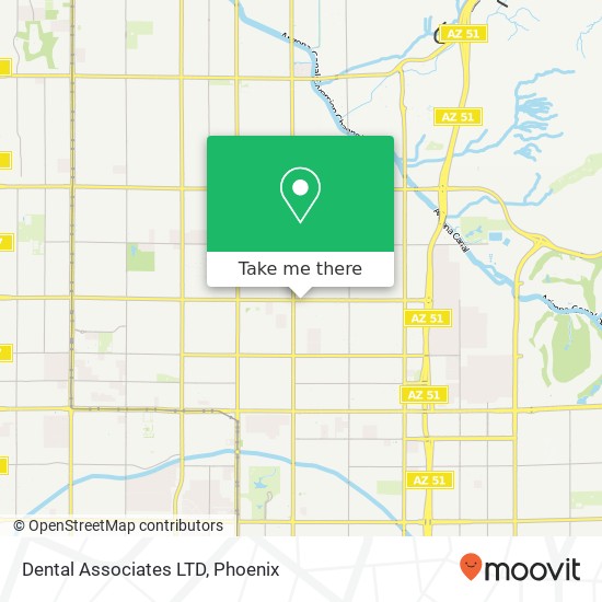 Dental Associates LTD map