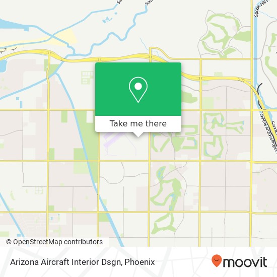 Arizona Aircraft Interior Dsgn map