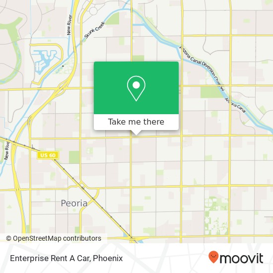 Enterprise Rent A Car map