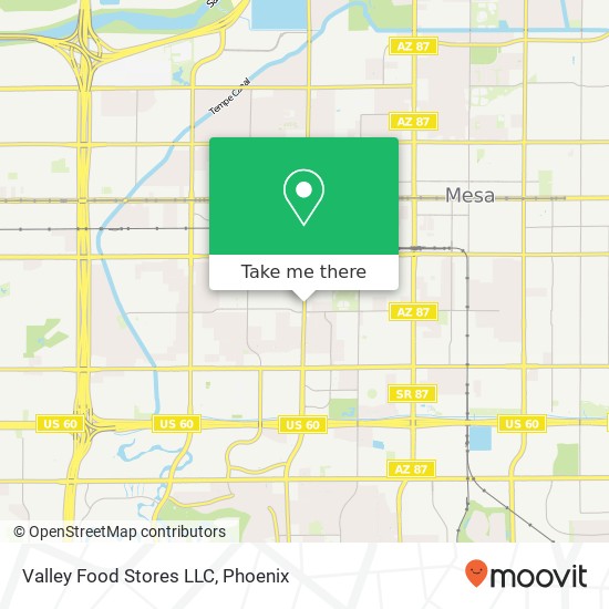 Valley Food Stores LLC map