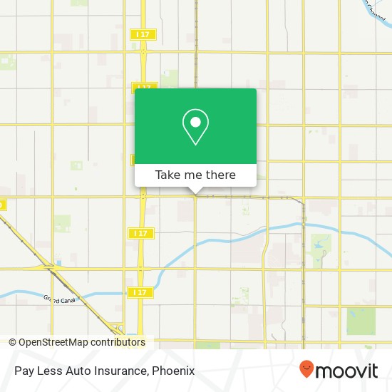 Mapa de Pay Less Auto Insurance