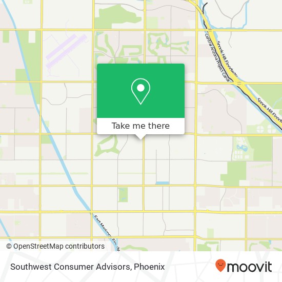 Southwest Consumer Advisors map