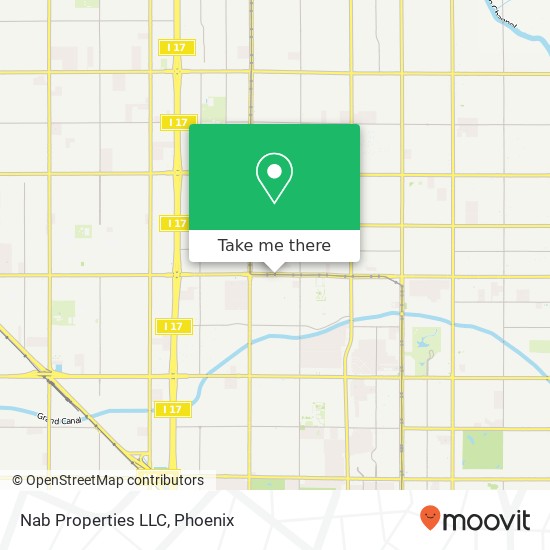 Mapa de Nab Properties LLC