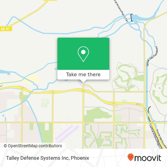 Talley Defense Systems Inc map