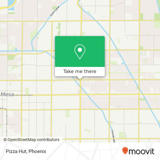 Pizza Hut map