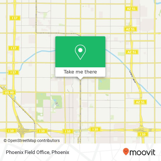 Phoenix Field Office map