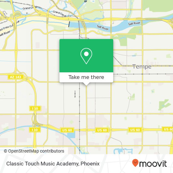 Classic Touch Music Academy map