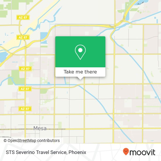 STS Severino Travel Service map