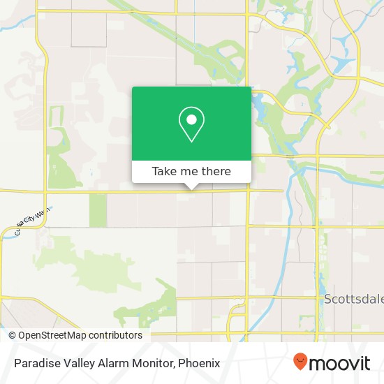 Paradise Valley Alarm Monitor map