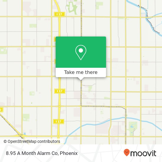 8.95 A Month Alarm Co map