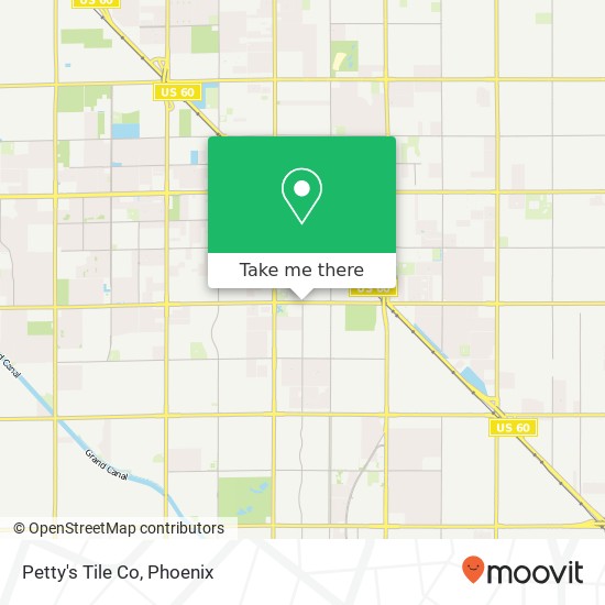 Petty's Tile Co map