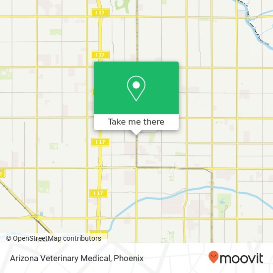 Arizona Veterinary Medical map