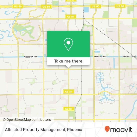 Mapa de Affiliated Property Management