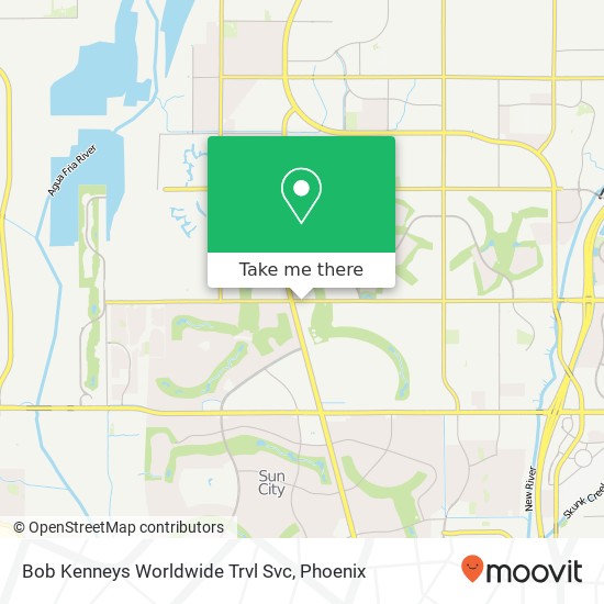 Mapa de Bob Kenneys Worldwide Trvl Svc