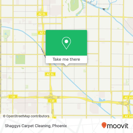 Mapa de Shaggys Carpet Cleaning