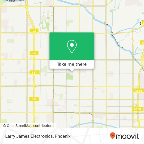 Larry James Electronics map