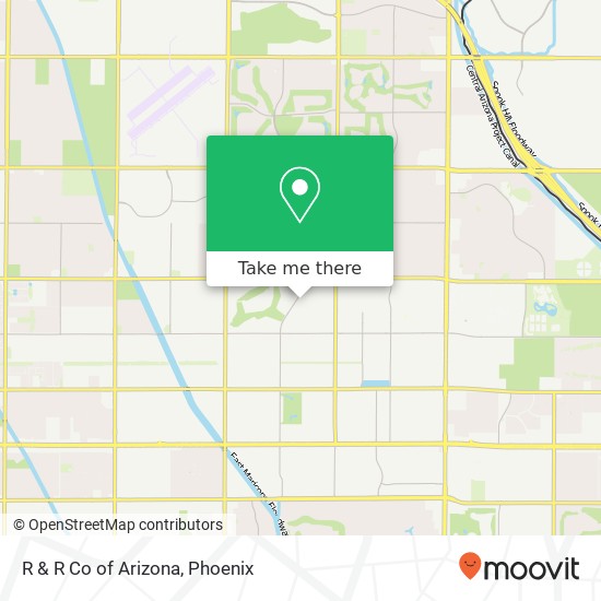 R & R Co of Arizona map