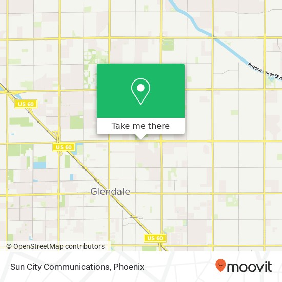 Mapa de Sun City Communications