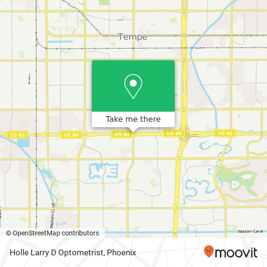 Holle Larry D Optometrist map