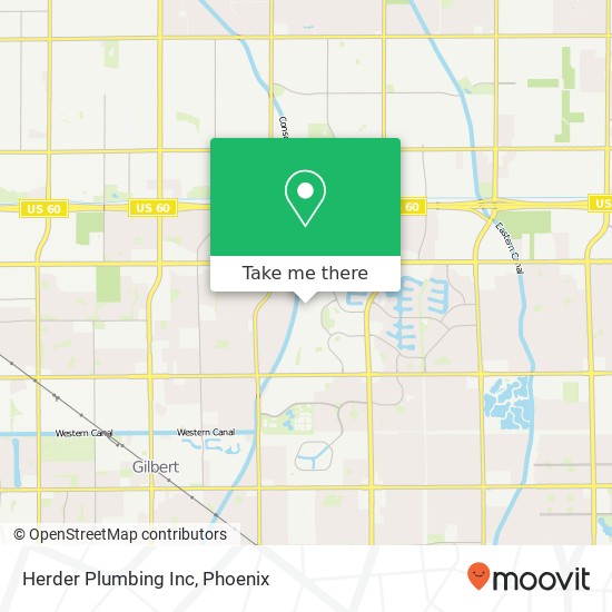 Herder Plumbing Inc map