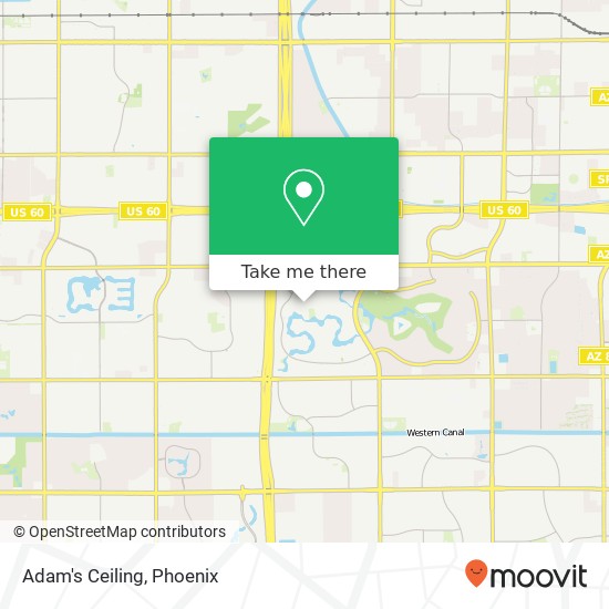 Mapa de Adam's Ceiling