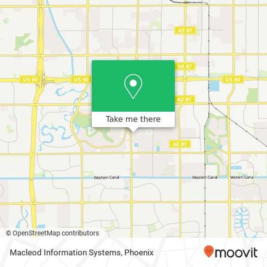 Macleod Information Systems map