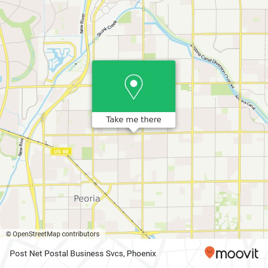 Mapa de Post Net Postal Business Svcs