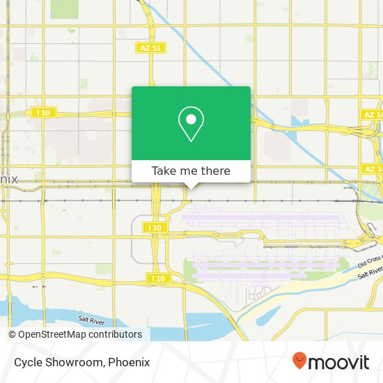 Cycle Showroom map