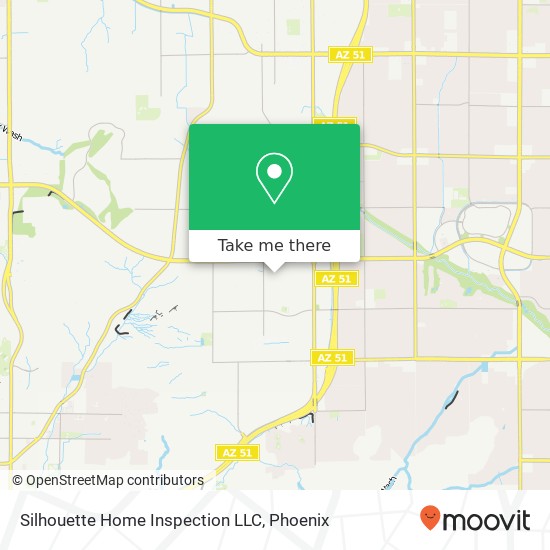 Mapa de Silhouette Home Inspection LLC