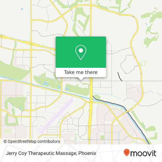 Jerry Coy Therapeutic Massage map