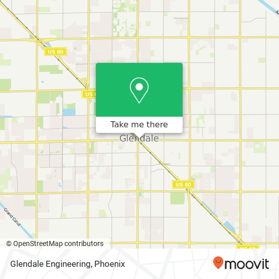 Glendale Engineering map