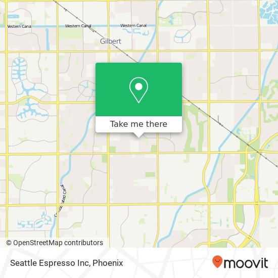 Mapa de Seattle Espresso Inc