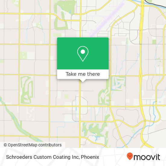 Schroeders Custom Coating Inc map