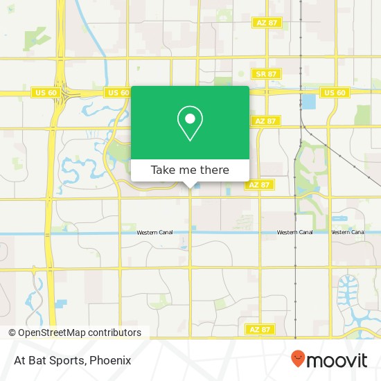 At Bat Sports map