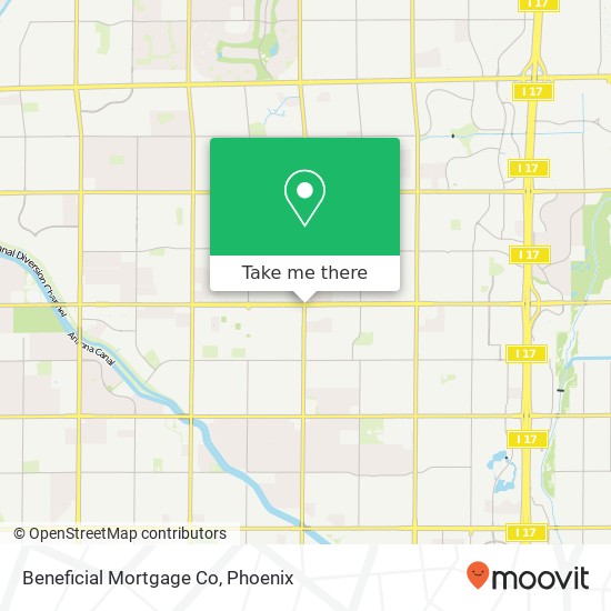 Beneficial Mortgage Co map