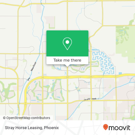 Stray Horse Leasing map