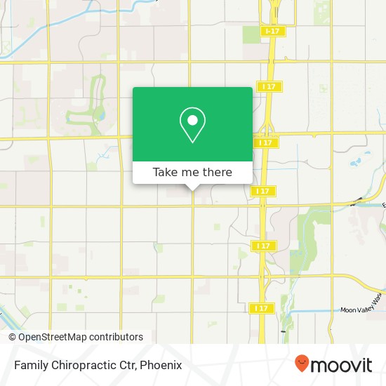 Family Chiropractic Ctr map